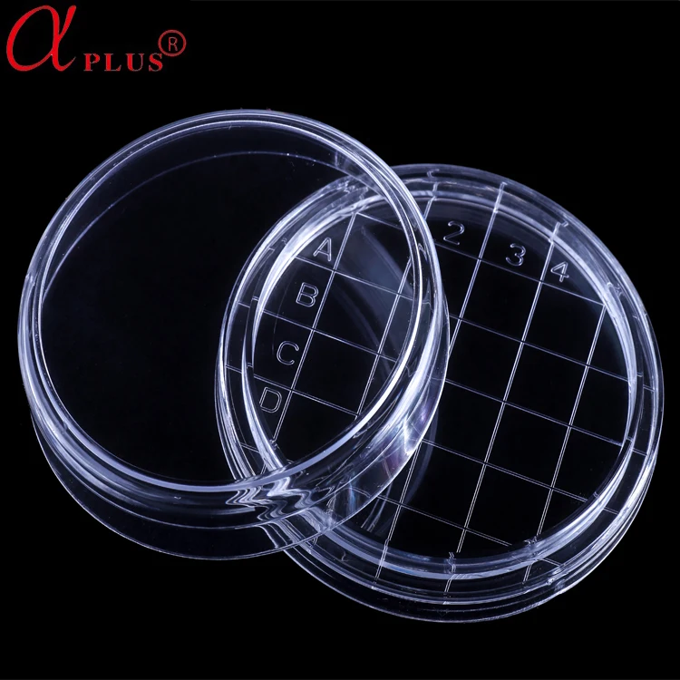 
High Quality Disposable Medical PS Petri Dish With Grid  (60724899902)