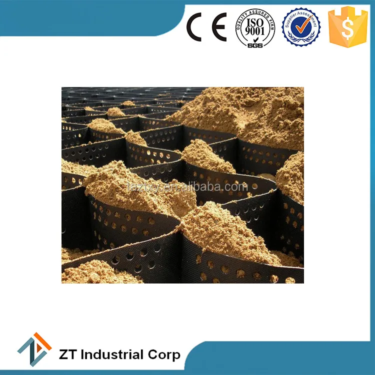 
75-400mm high quality hdpe material plastic geocell price 