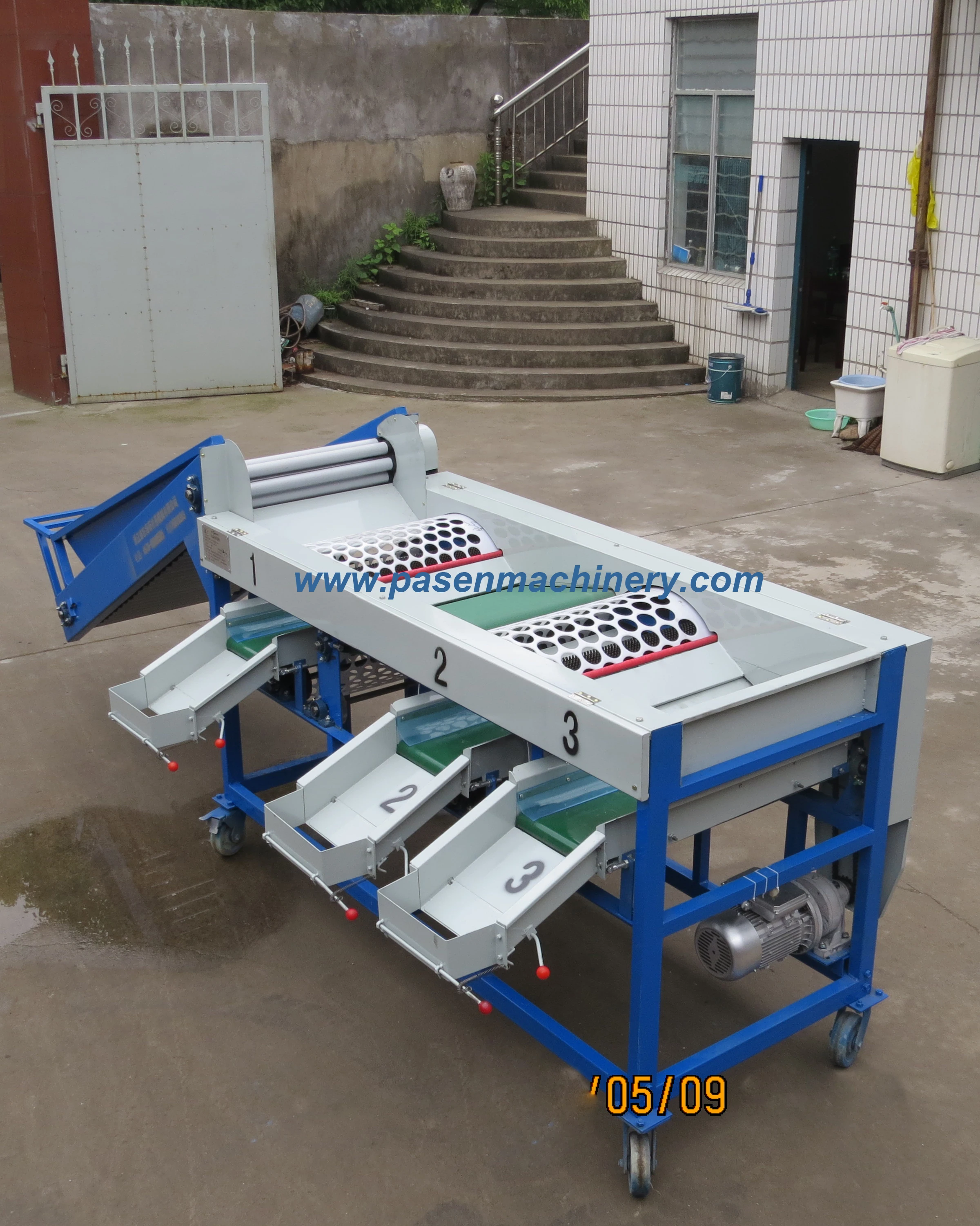Rolling Fruit And Vegetable Size Sorting Machine Garlic Onion Sorting