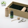 Pine wood round head reed diffuser oil gift box perfume composition
