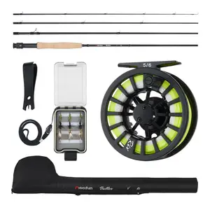 Piscifun Fly Fishing Complete Kit Fly Fishing Rod and Reel Combo