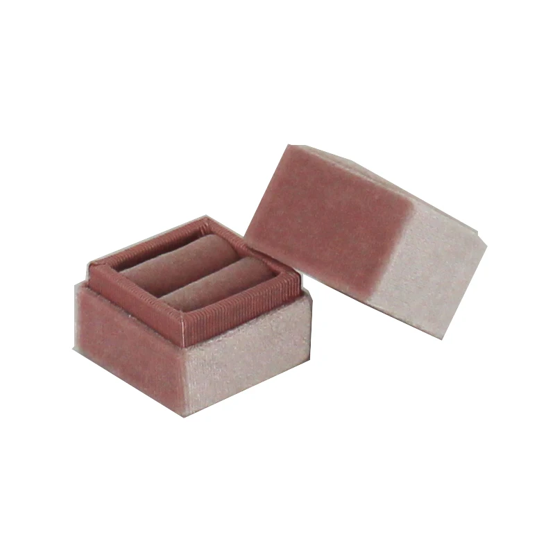 

Sweet Pink Mini Sized Fashion Velvet Ring Box,Jewelry Mini Box,Jewelry Boxes With Logo Pearl, Pink;red;purple;green;blue;white;custom
