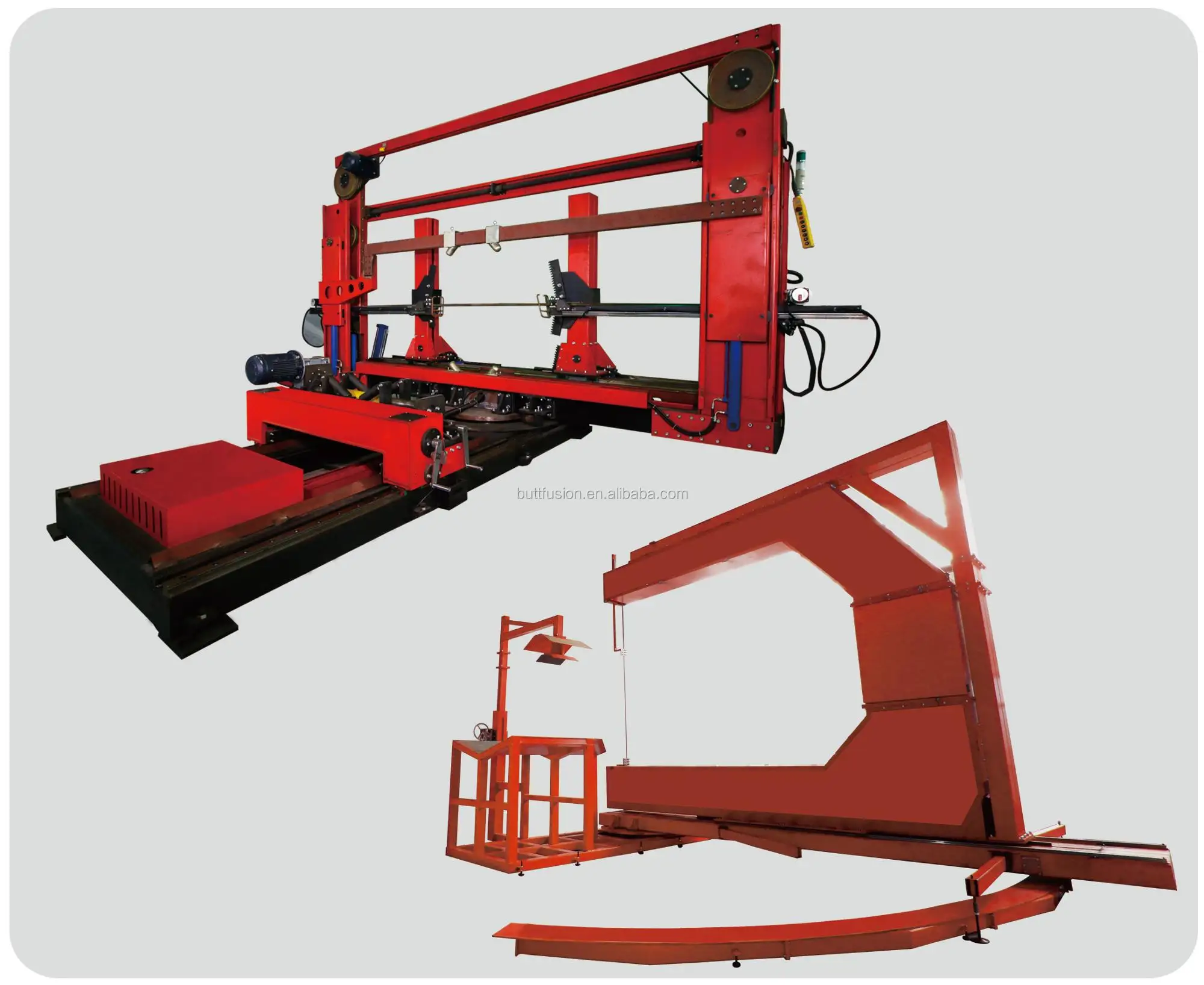 SJC1200 PE pipe band saw for cutting PE pipes and fittings, View PE