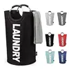 QJMAX Wholesales Extra Large Bathroom Collapsible Durable Oxford Fabric Laundry Hamper Basket