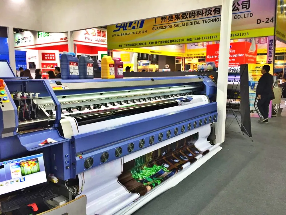 Konica 512i Solvent Printer 4 Heads 8 Heads Km512i Flex Banner Printing ...