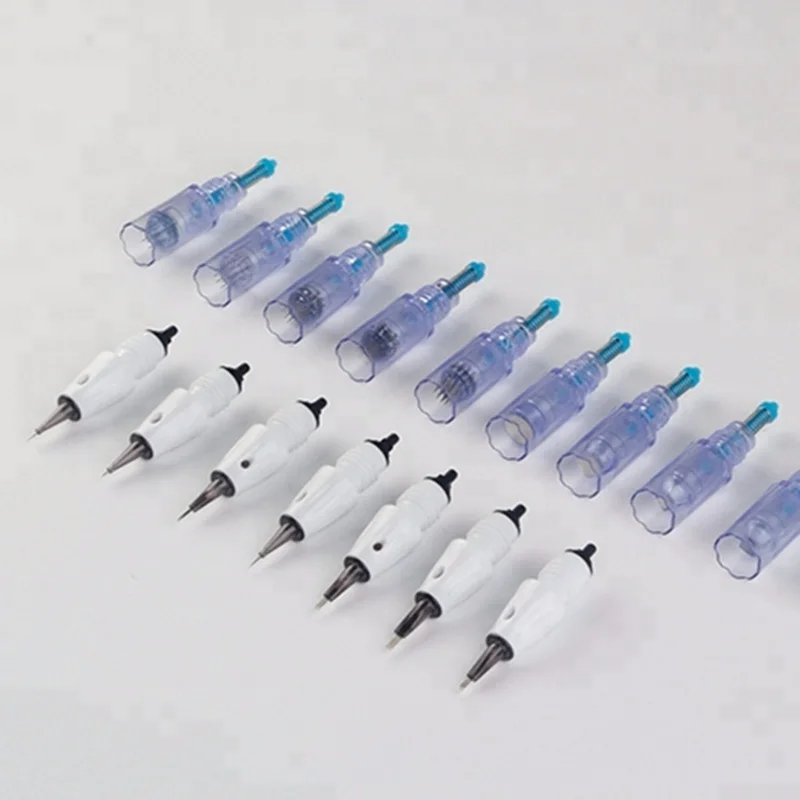 

Artmex V6/8/9/11 and Nano MTS Microneedling Needles Cartridges, White;blue