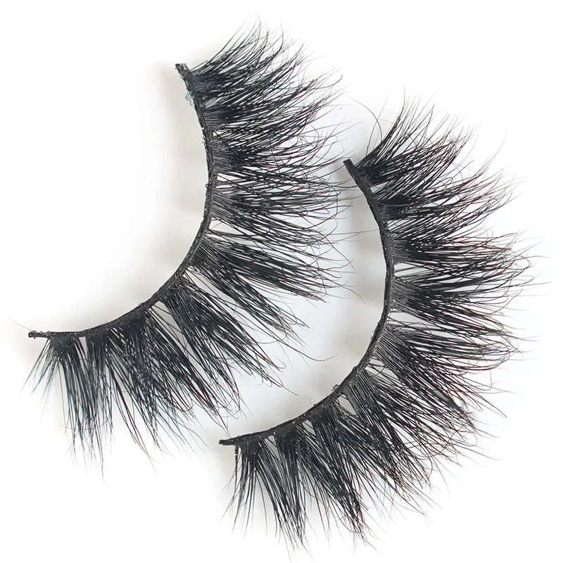 

Hot Sale Professional Lower Price private label 3d real mink eyelashes E08, Natural black