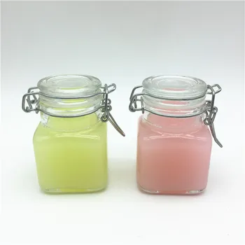 small glass spice jars