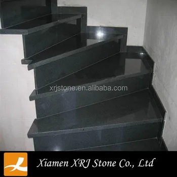 Interior Black Granite Stone Stairs Design With Quartz Stair Tread Buy Stone Stairs Quartz Stair Tread Black Granite Product On Alibaba Com