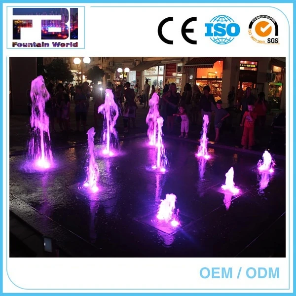 City Central Water Jet Dry Land Floor Fountain Water Fountain With Led Lights For Kids Playing Buy Linear Fountain Home Decorative Waterfall Water Curtain Nozzle Price Product On Alibaba Com