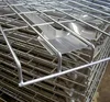 china factory Warehouse flared style U type wire mesh rack decking/Galvanization wire mesh shelf/wire deck panel