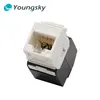 Good quality Cat6a Unshielded Modular Plug Keystone Jack