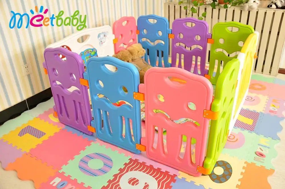 Colorido Bebé Patio Niños Cerca De Seguridad Automática Bebé Columpio