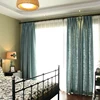 Free sample colorful stitching woven polyester fabric for curtain linen
