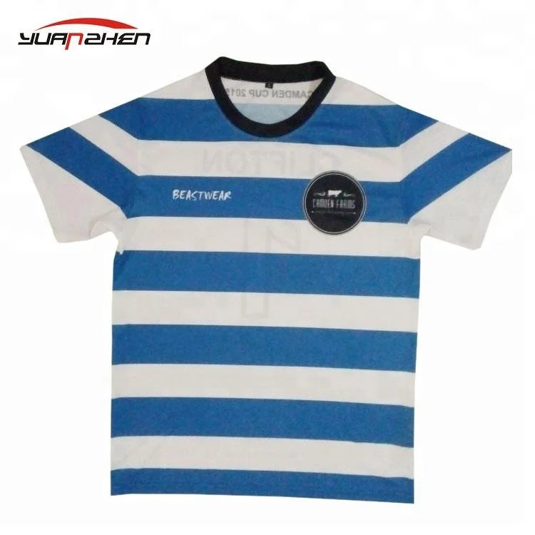 

New design stripe unisex design sublimated soccer uniform football jersey, Sublimation printing color