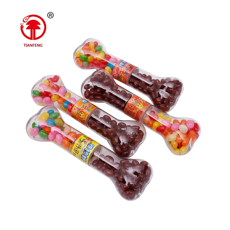 Bone Jelly Bean Candy Shape Tablet Candy With Toy Candy With Toy For