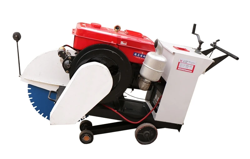 Diesel engine asphalt concrete road cutter cutting machine with water jet