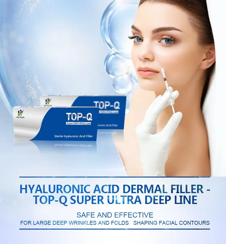 Topq Ultra Deep 2ml Hyaluronic Acid Injection Filler Larger Wrinkles