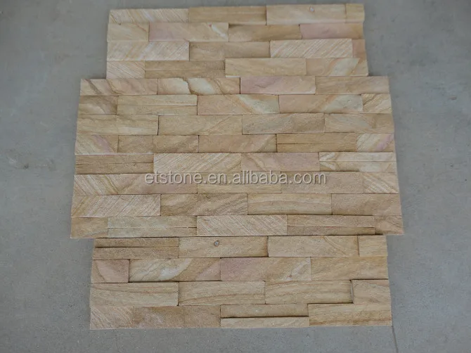 Beige ardesia pietra cultura, materiale della decorazione per la ... Ardesia nera a parete