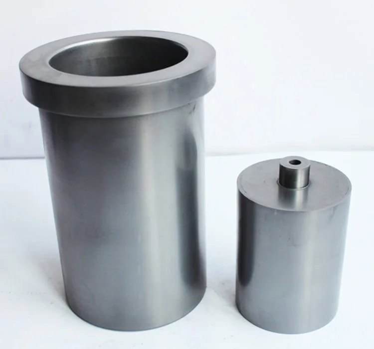 High pure density induction heating graphite crucible