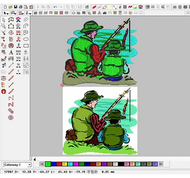 
Senior Designer High-quality File Embroidery Logo Digitizing Service Centre 