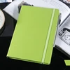 leather cheap hardcover designs wholesale business plain advertising notebook elastic strap band a4 a5 a6 b5 b6 custom logo