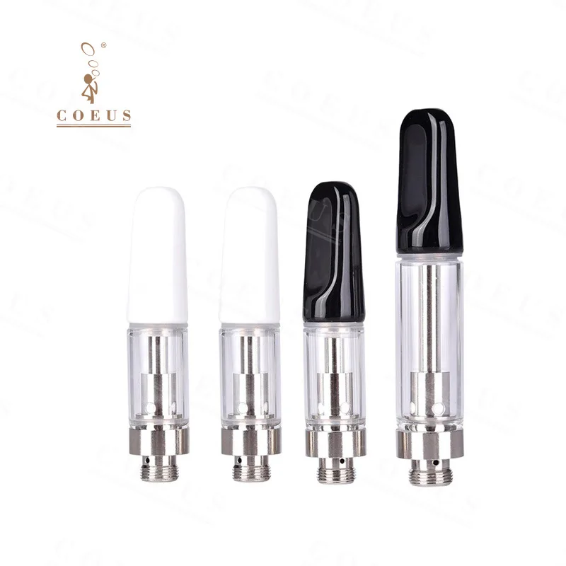 

Lead-free Ccel Cbd Cartridge 0.5ml / 1 Ml Cbd Oil Vape Cartridge Ceramic Coil Passed Heavy Metal Testing, White/black