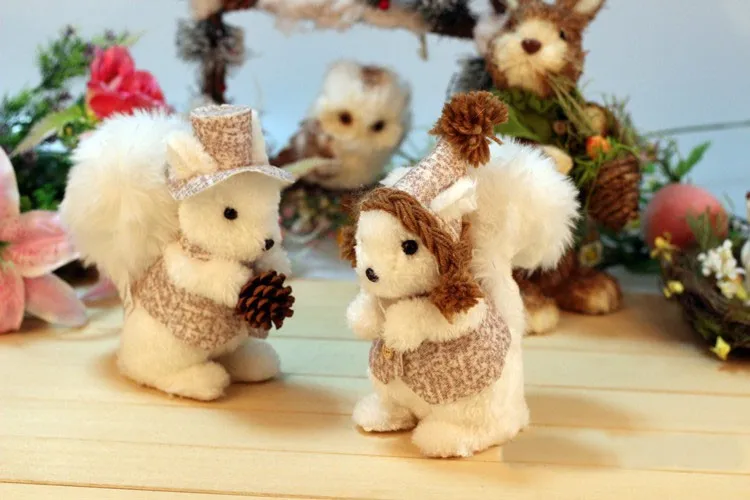 White Squirrel Small Tree Unique Christmas Ornaments Tree Christmas