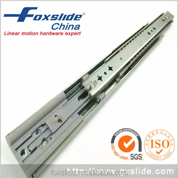 China Foxslide 1 Meter Long Soft Close Telescopic Drawer Slide