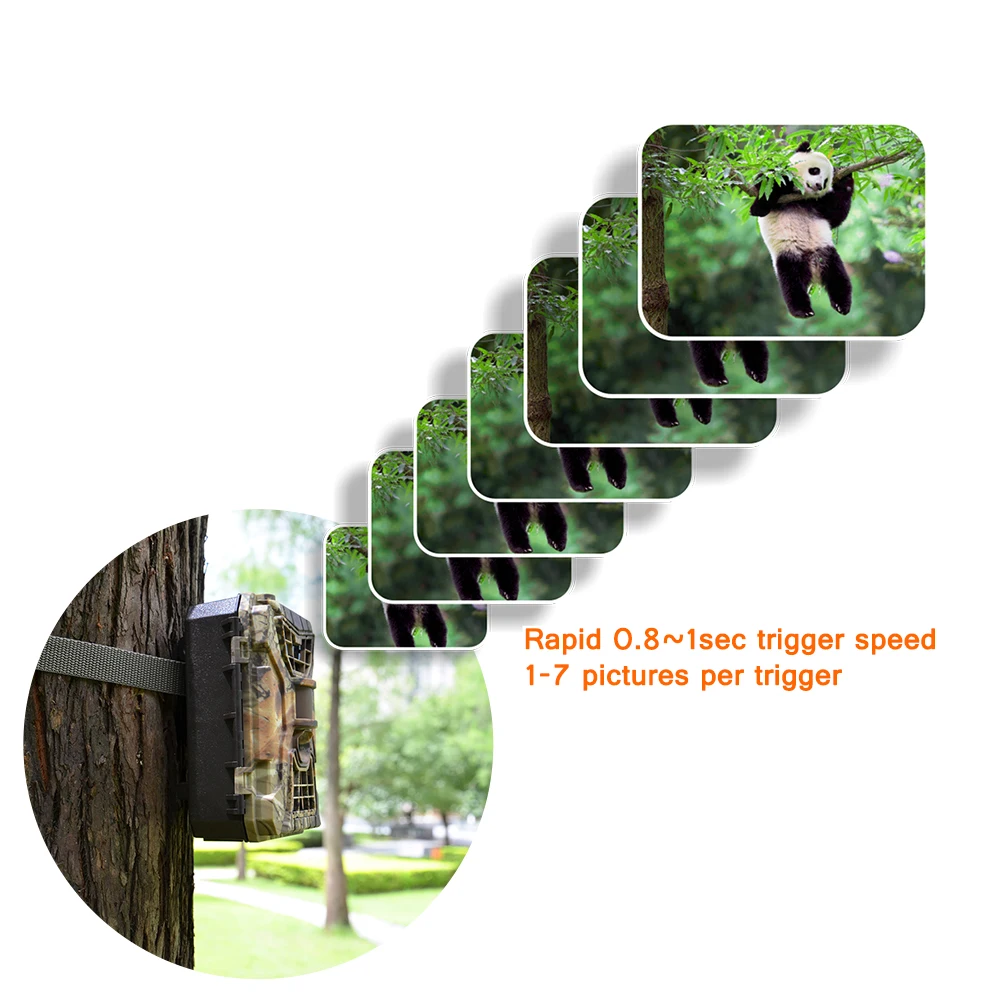 
24MP no glow night vision camouflage trail hunting camera 