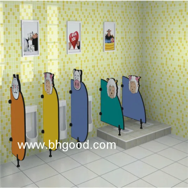 Kids Toilet Cubicle Partition; Kindergarten / Nursery School Toilet ...