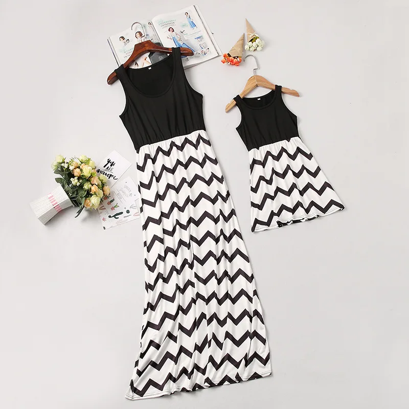 

2019 New Summer Mother Daughter Matching Dresses Mother Daughter Dresses (this link for MOM), Flower