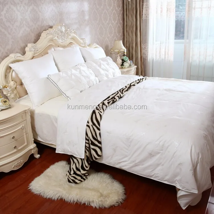 Factory Direct Price Durable Bed Comforters Handmade White King