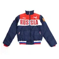 High quality Russian Olympic team bosco sports casual Men autumn winter cotton padded jacket russia sport