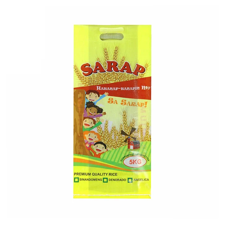 
PP woven rice bag in different sizes polypropylene rice bag 5kg laminated pp woven packing bags 