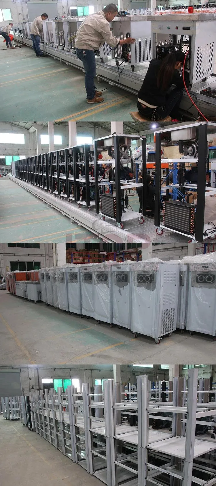 Commercial Ice Cream Machine Stainless Steel Table Top Snack Soft Ice