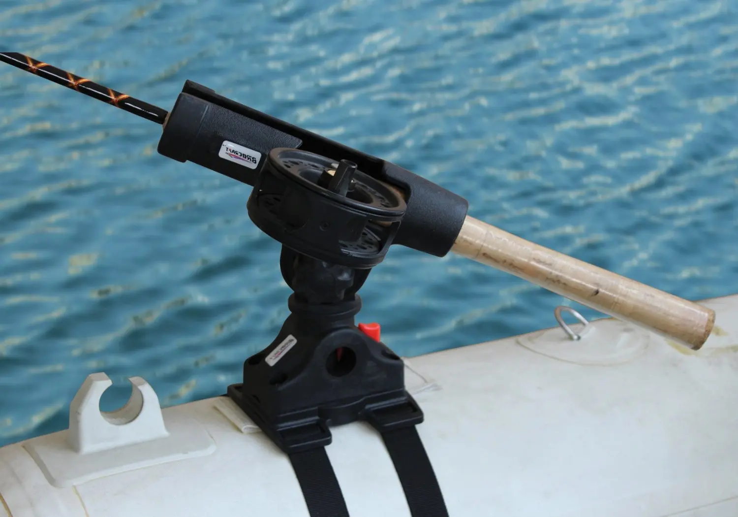 float tube rod holder