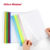 Eco-friendly custom printed durable PP slide binder for office school file tidying Plastic PVC Slide Binder Bar Folder