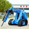 four wheel drive mini loader smart loading in narrow working environment