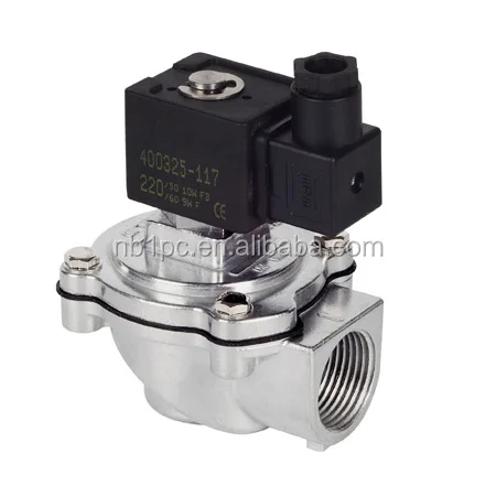 1'' Pulse Valves with Solenoid Structure Angle Seat Same As SCG353A044 OEM Customizable