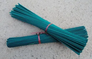 PVC Coated Color Bamboo Cane Flower Stick