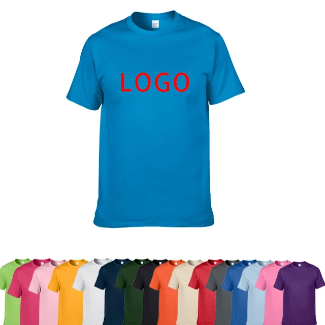 

design your own logo 100 cotton white T shirt printing in China, Customizable