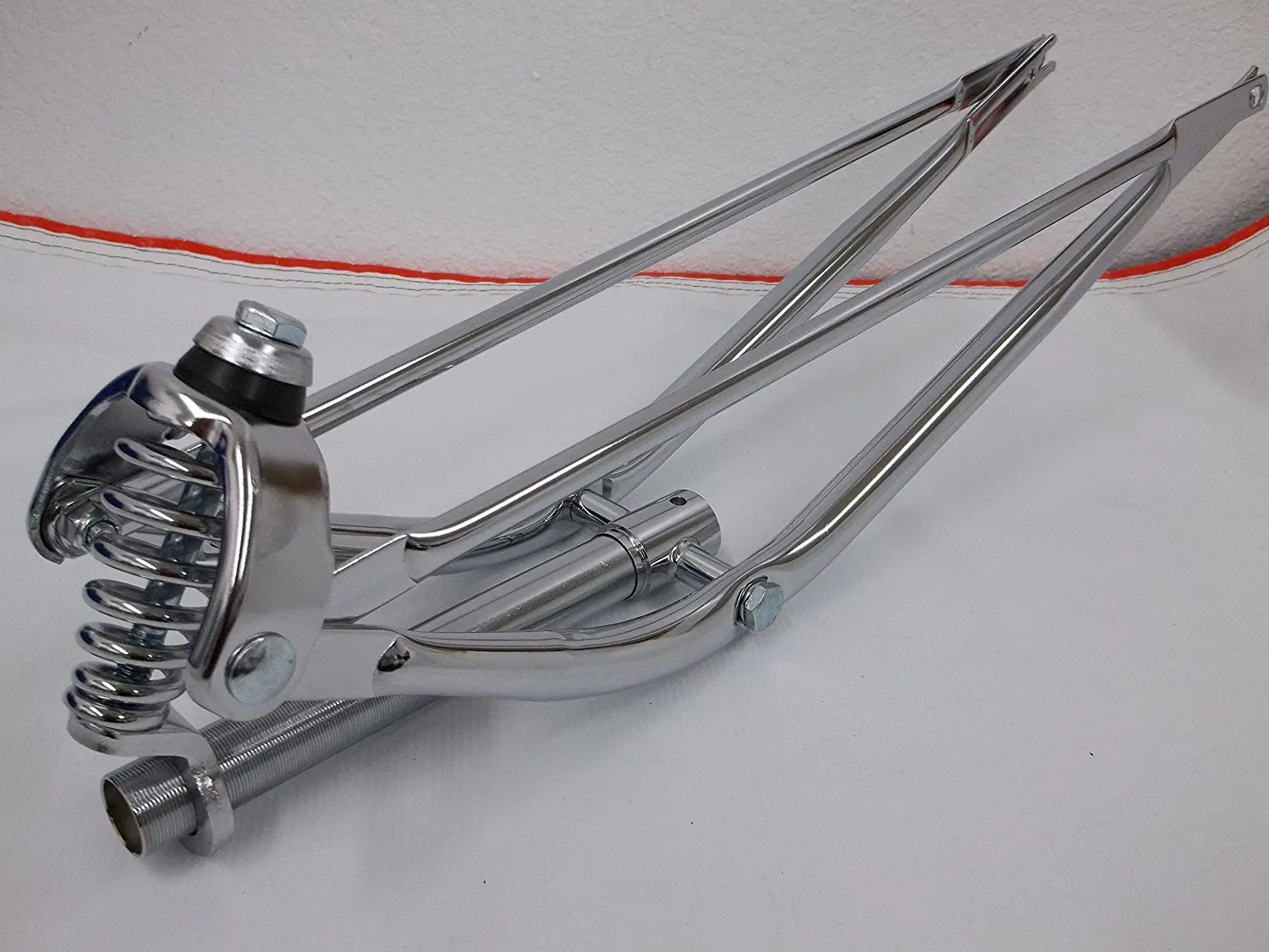 Forks Lowrider Bicycle 26 Double Flat Twisted Fork Bars fit any 26 Bike Spr...
