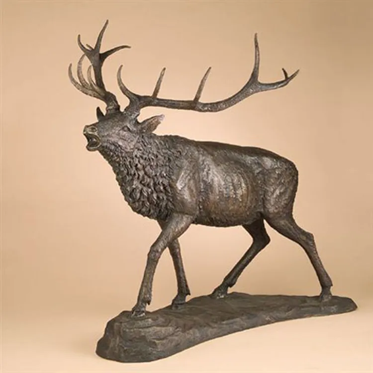Garden Decoration Life Size Brass Elk Sculpture Buy Elk Statue,Life
