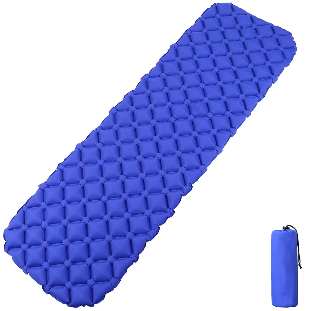 Customized 40D Nylon Ultralight inflatable mattress camping, Good Quality Outdoor inflatable sleeping pad.