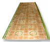 Pink and green antique tile wall
