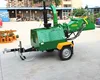 CE Approved 40hp Cheap self feeding wood chipper, mobile wood chipper