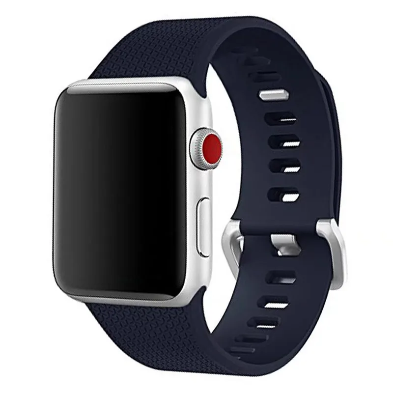 

Silicone Sports Watch Band 38mm 42mm, Watch Strap For Apple Watch Series 4