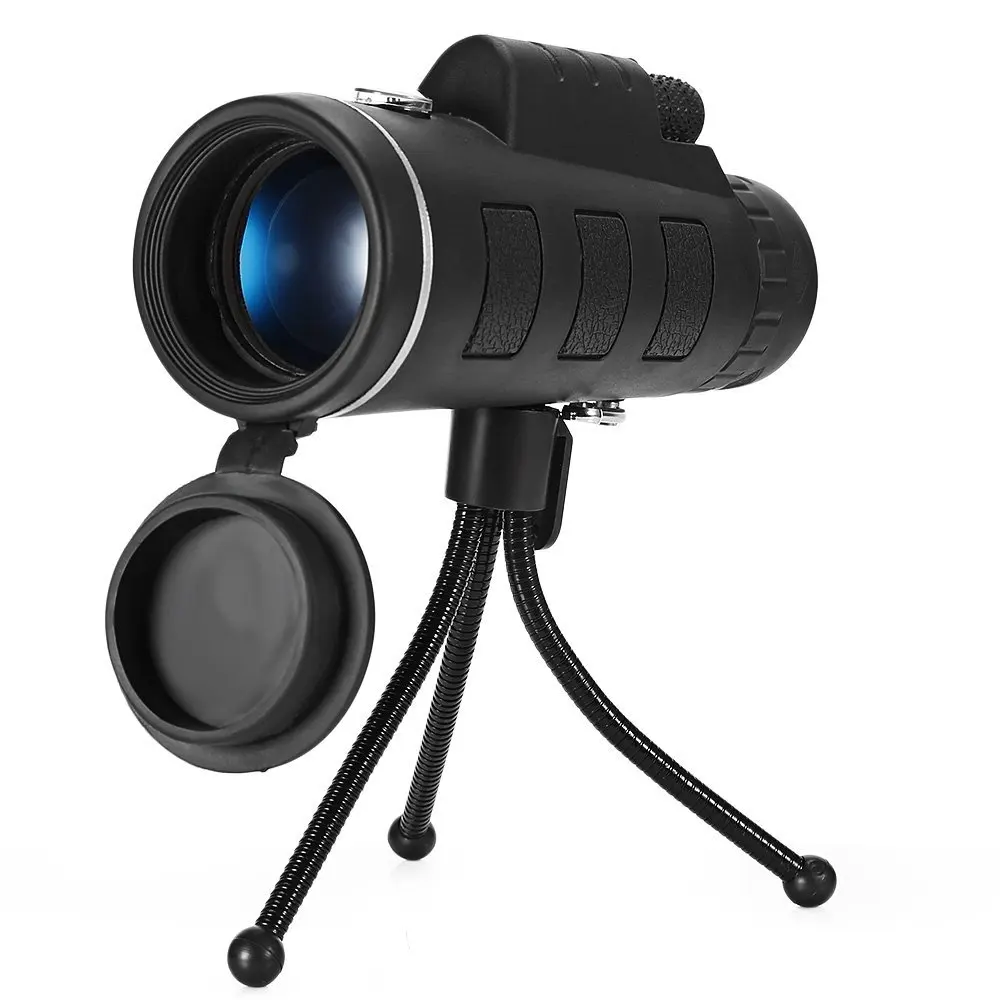 

Best Selling 40X60 Zoom Monocular Telescope Scope for Smartphone Camera Camping Hiking Fishing BAK4 Prisms, Black
