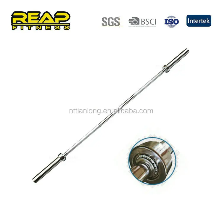 Reapbarbell Factory Directly Provide Weight Lifting Chromed Barbell Bar